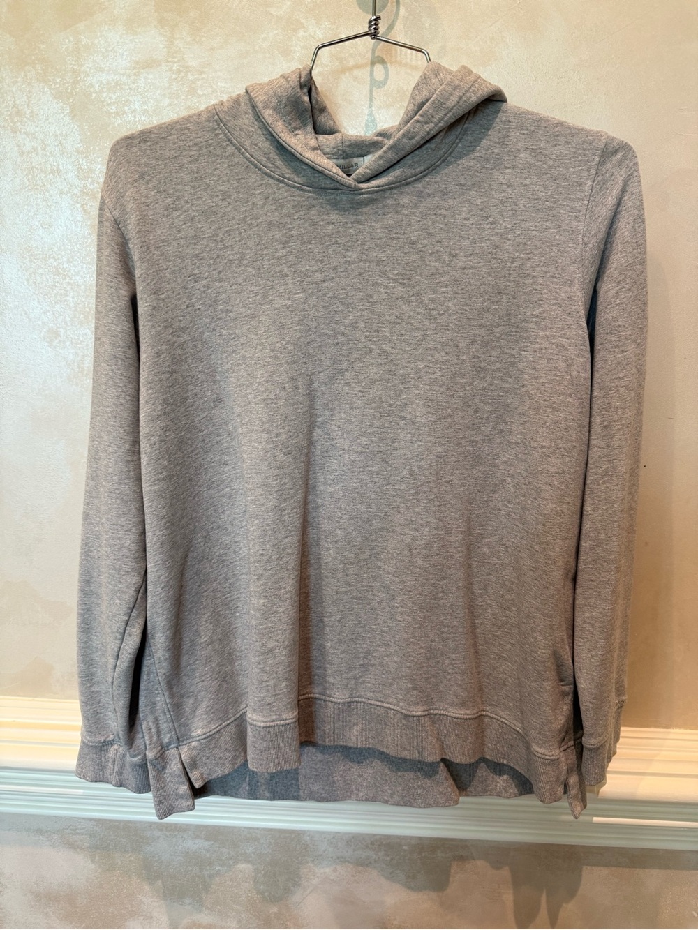 Peter Millar Women's Heather Gray Hooded Turtleneck Sweater